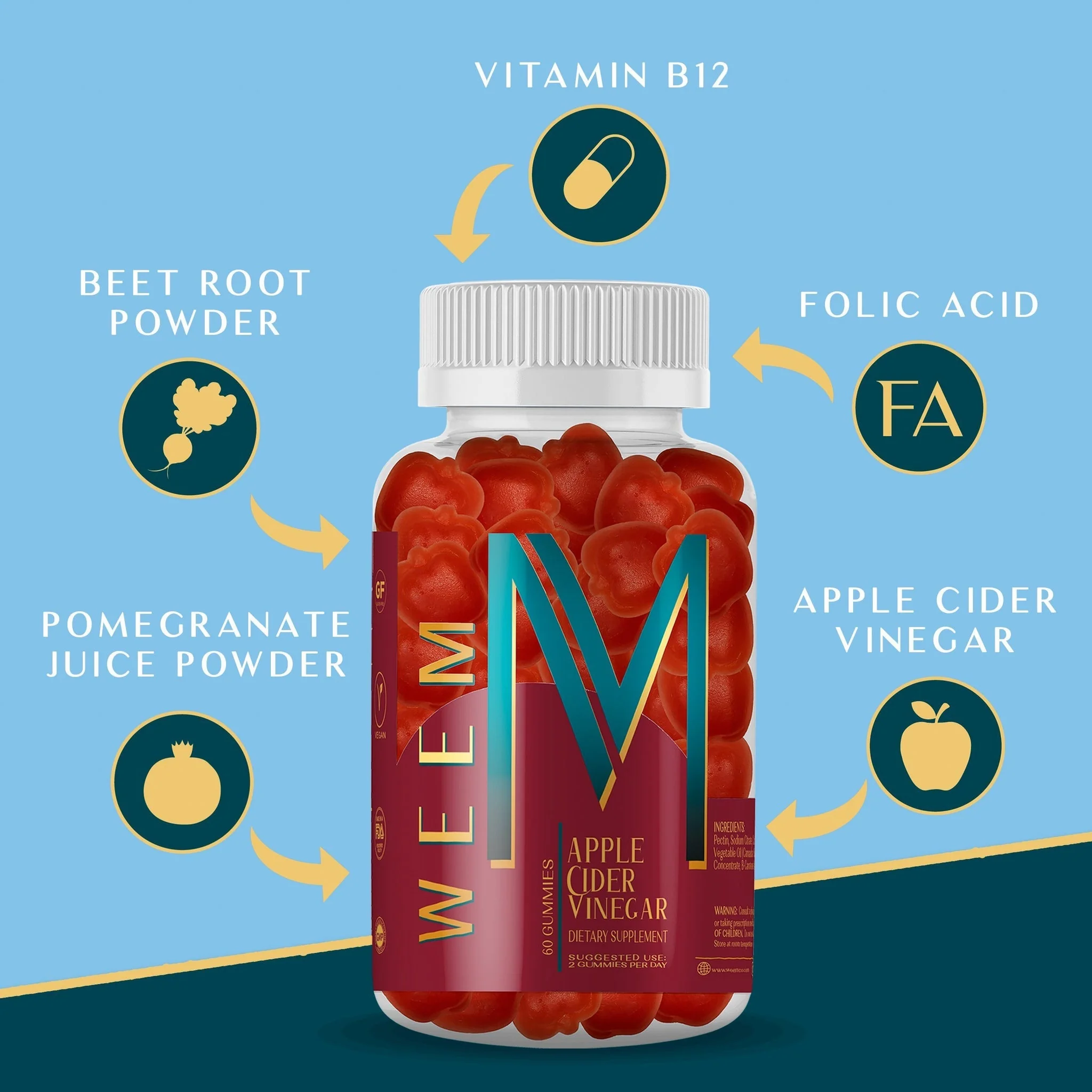 12 Bottles Apple Cider Vinegar - Image 5